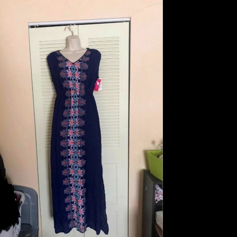 Fashion Summer Women's Printed Maxi Dress M